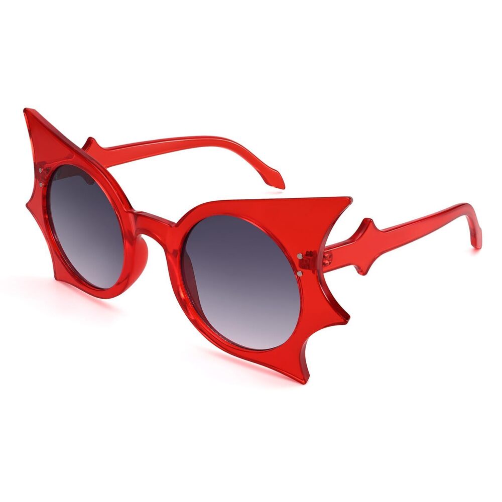 6213 Bat Sunglasses , Funky Gothic Sunglasses for Cosplay Party, Butterfly